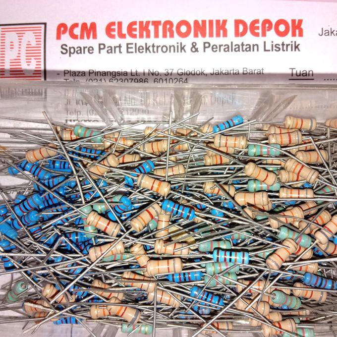 R 82K Ohm 82 Kohm 1/2W 1Pax Isi 500Pcs Pcmelebik54 Kualitas Baik
