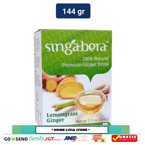 

Singabera Premium Ginger Drinks Lemongrass Ginger 144gr