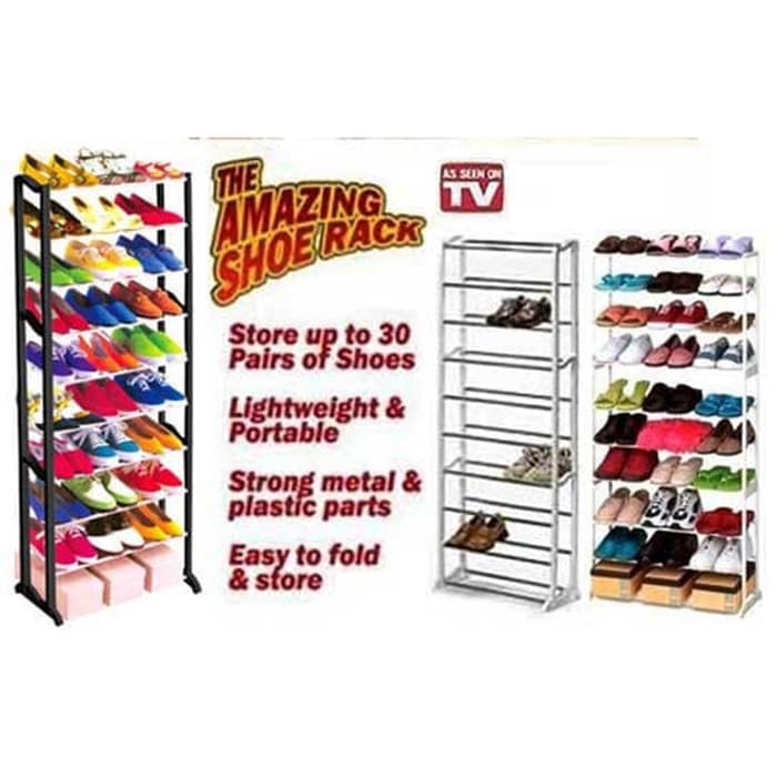 Shoes Rack Portable The Amazing Shoes Rack Shoe Organizer Shopee Indonesia