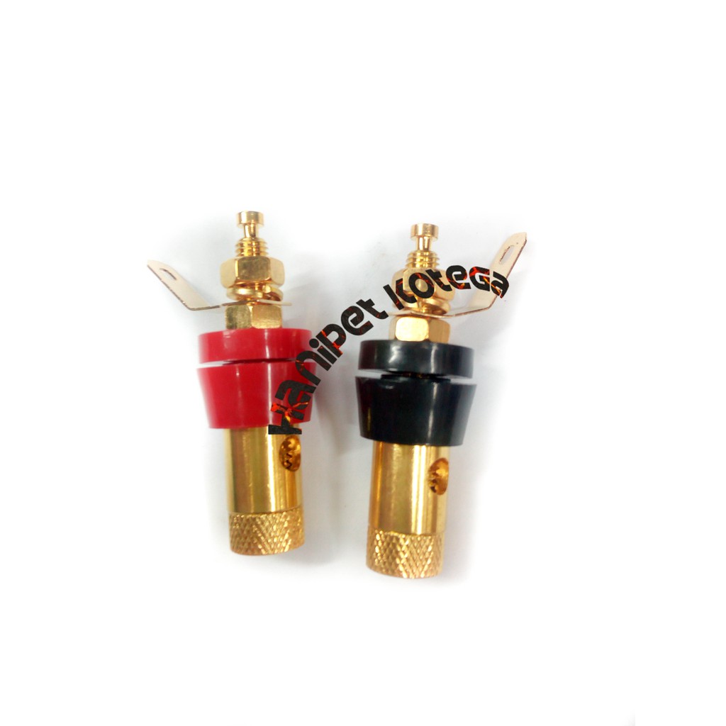 Jek Mic Binding post Gold mini 80112 Microphone Mikrofon