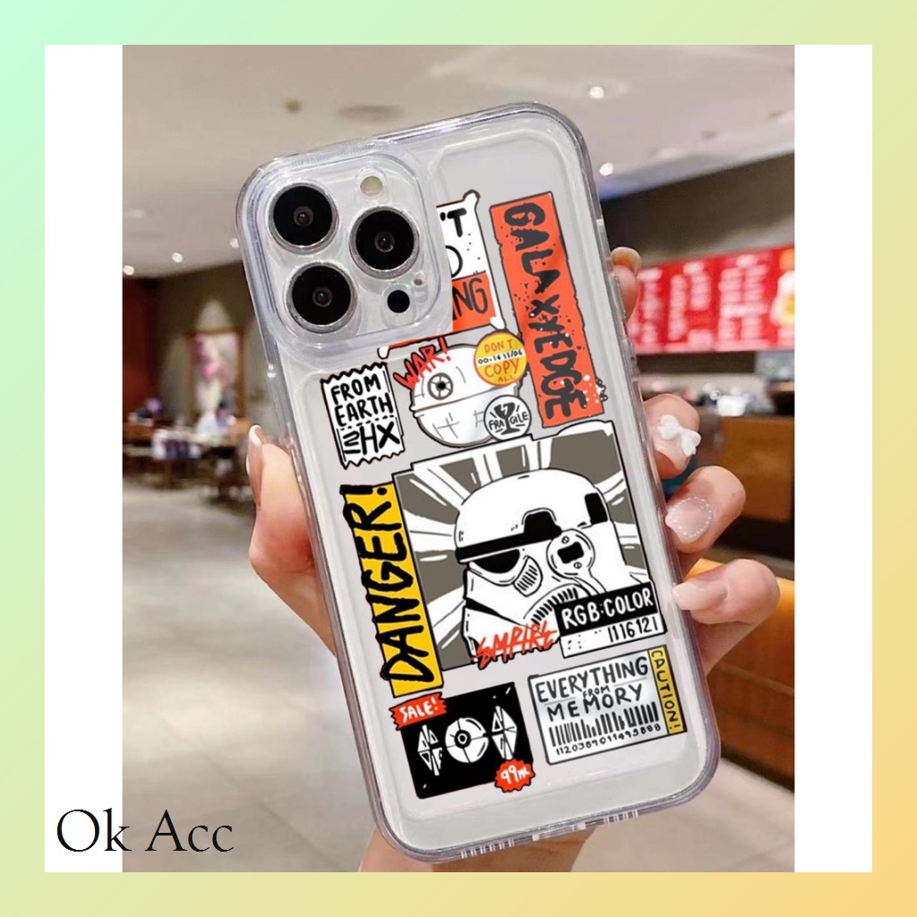 Casing Motif Star wars GG01 for Xiaomi Redmi 6A 8 9 Prime 9A 9i 9C 9T 10 10A 10C 12C A1 A1+ A2 Note 5 10s 5G Pro 11 11s 12 Poco C40 M3 M4