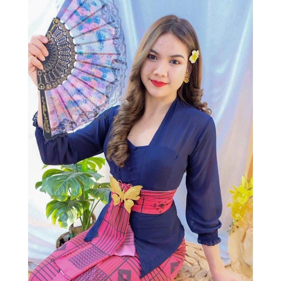 Kebaya Sifon Lengan Kerut / kebaya bali / kabaya jadi / pakaian tradisional / Kebaya Semanggi Bali