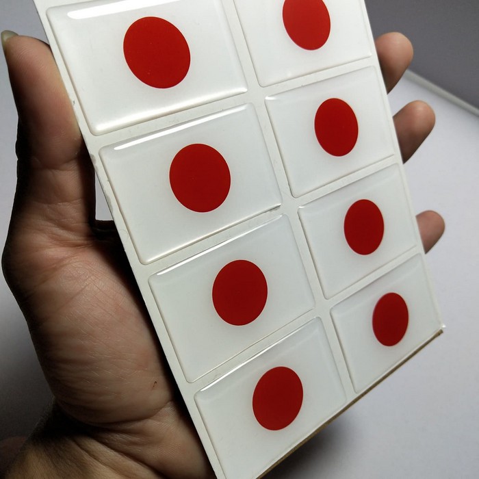 stiker bendera jepang besar
