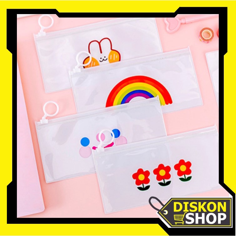 

Diskon Shop - S5194 Tempat Pensil Lucu / Pouch Mini / Tempat Pensil Zipper