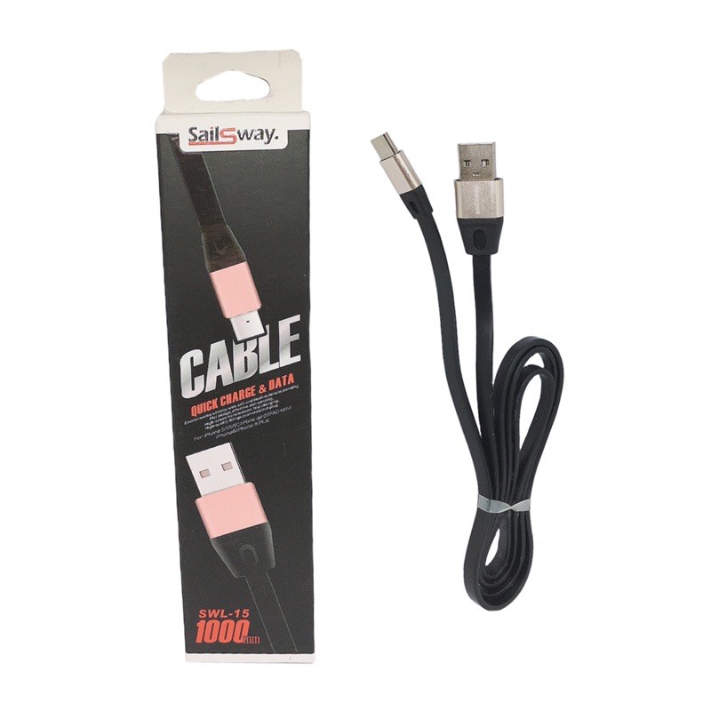 KABEL DATA CHARGER PREMIUM QUALITY SAILSWAY SWL-15 FOR TIPE C