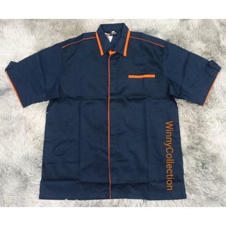 Jual Seragam Kombinasi Kemeja Seragam Baju Kerja Seragam Drill Baju Pdh Indonesia Shopee