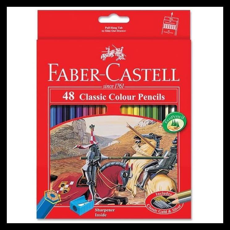 

pensil warna faber castell classic 48 warna panjang