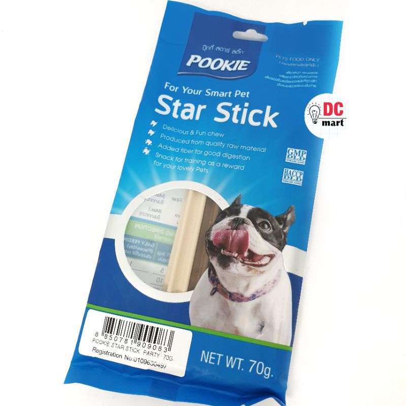 POOKIE Star Stick 70Gr / Snack Anjing Dental Pembersih Gigi