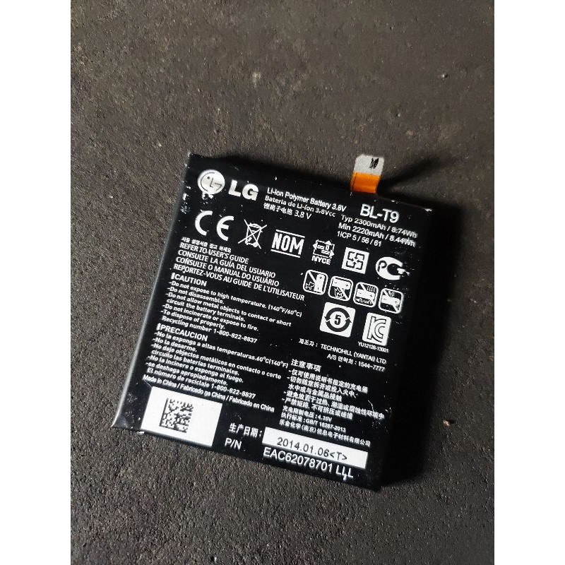 batre LG nexus 5 bl t9 copotan original