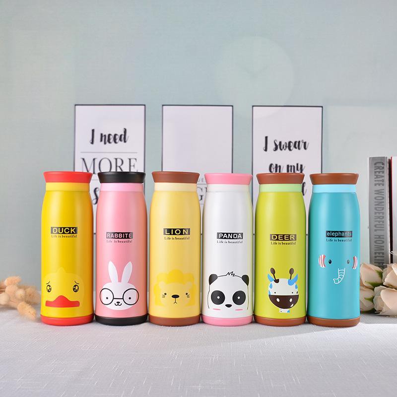 My Bottle Thermos Cute Animal - Botol Minum Desain Karakter Hewan Kapasitas 500 ML