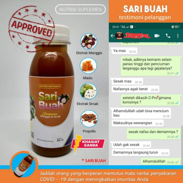 

Sari Buah Probiotik Biojanna