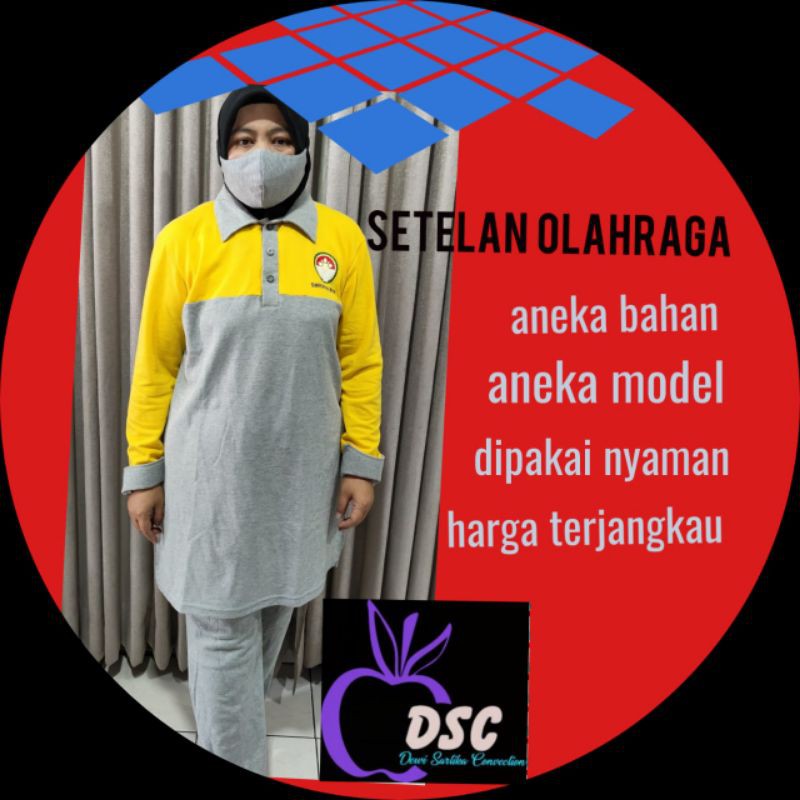 Setelan Olahraga Custom Aneka Pilihan Bahan