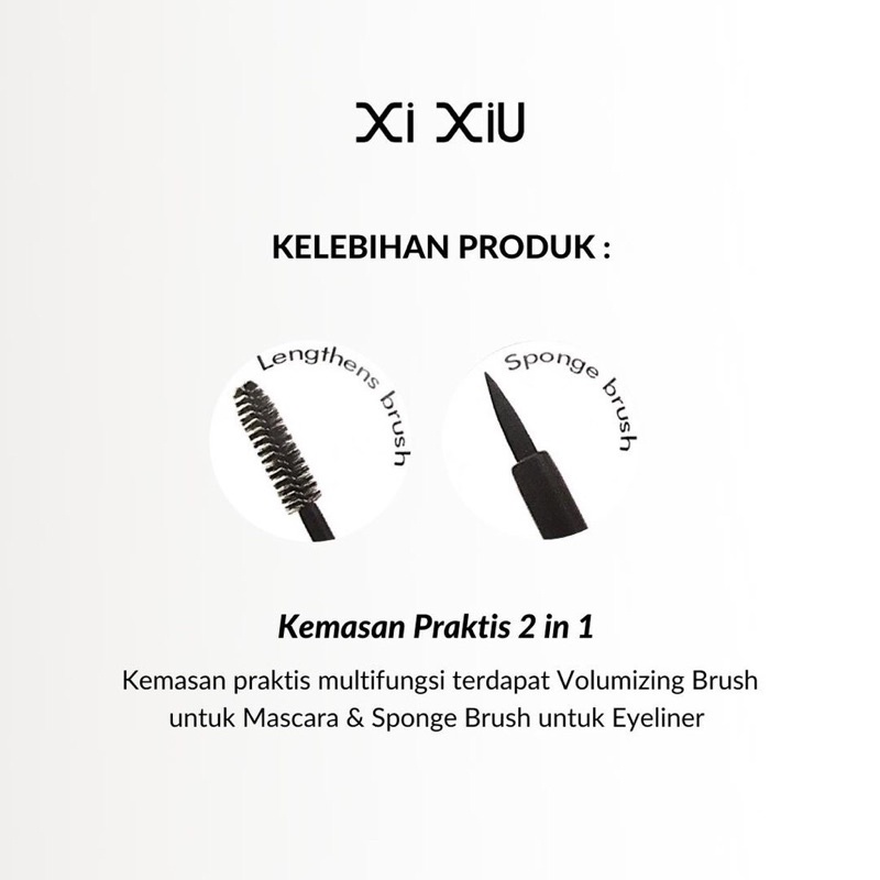 Xi Xiu 2 in 1 Mascara &amp; Eyeliner