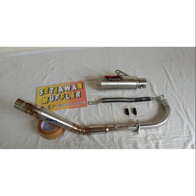 Knalpot Pro Liner gtx motor bebek jupiter smash vega revo blade supra shogun kharisma dll