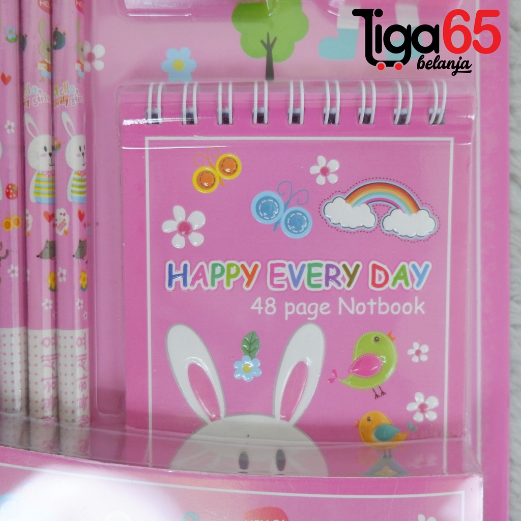 365 STATIONERY SET #41182 Buku &amp; Alat Tulis Anak / Karakter Fancy Gambar Lucu