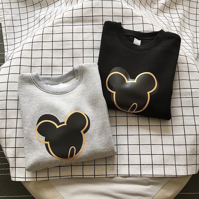 SWEATER WANITA PRIA CASUAL MICKYY Wonderful FLEECE TEBAL HALUS PREMIUM KEKINIAN TERBARU''