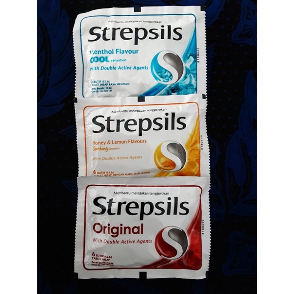 

strepsils menthol, honey, original