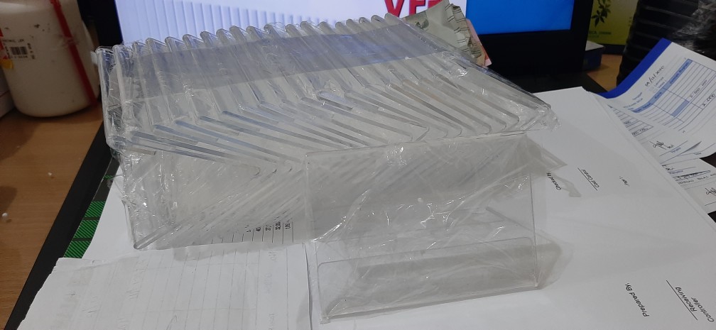 Food Tag Acrylic/akrilik 2muka 6x9 Landscape Termurah Terlaris