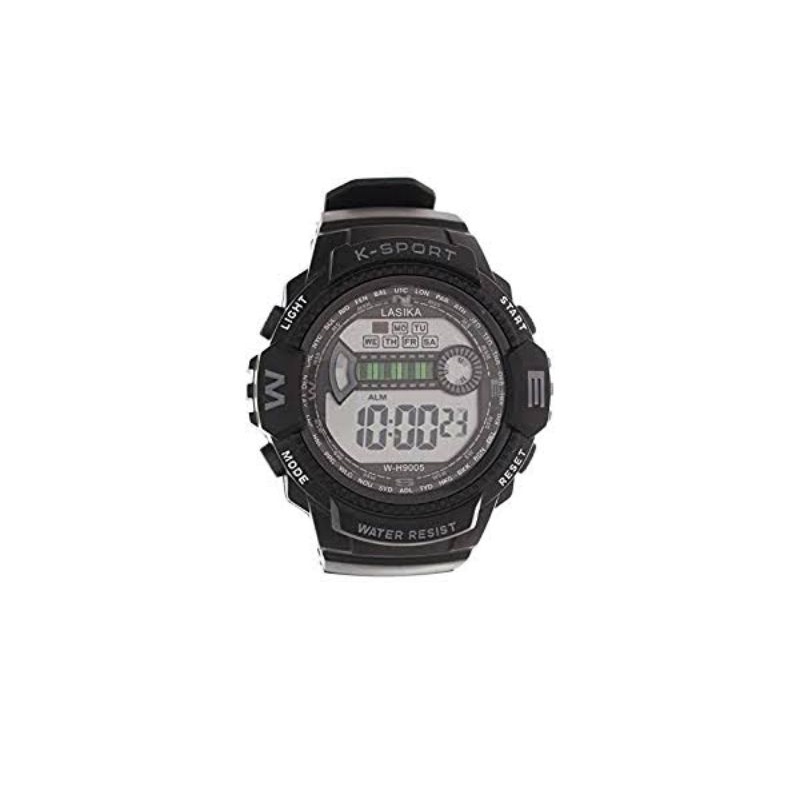 Lasika W-H9005 Jam Tangan Sport Pria Murah Anti Air - Digital - Tali Karet