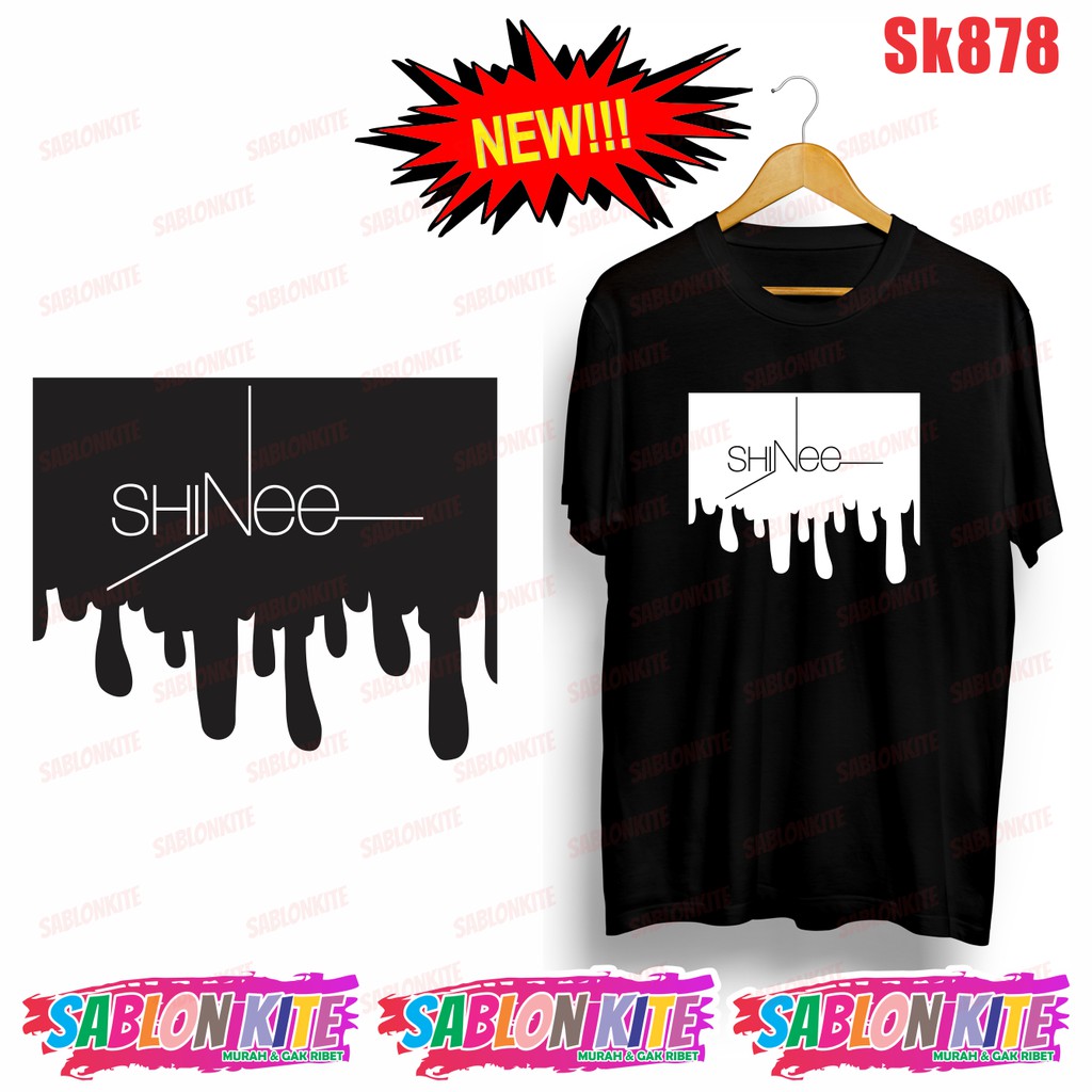 MURAH!!! KAOS SHINEE UNISEX SK878 ADA 6 WARNA COMBED 30S