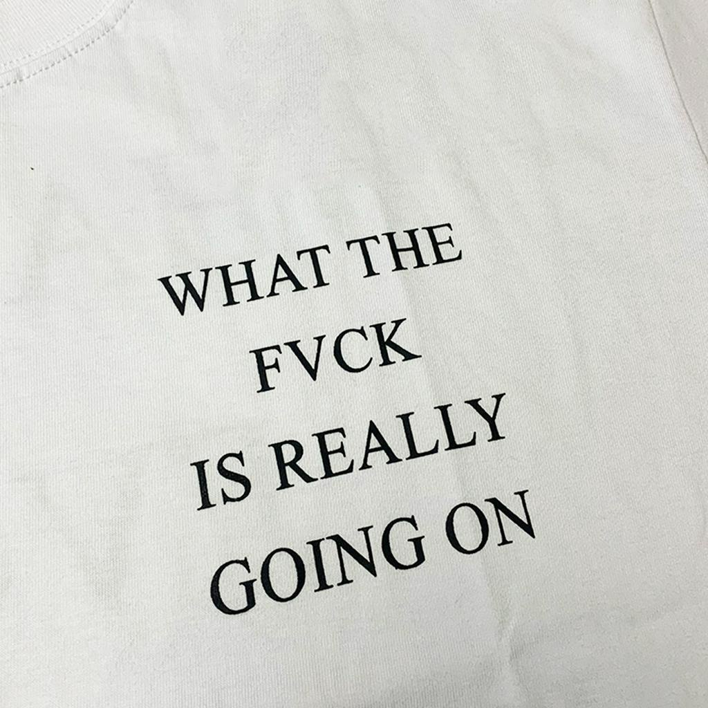 T-shirt | Oversize | Reality | White | Snackingchoices