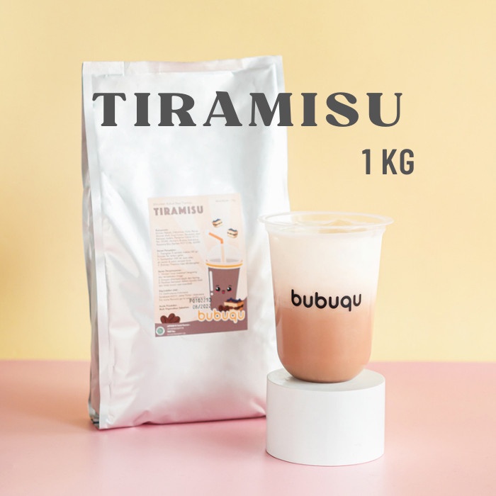 

TIRAMISU LATTE POWDER BUBUQU 1KG