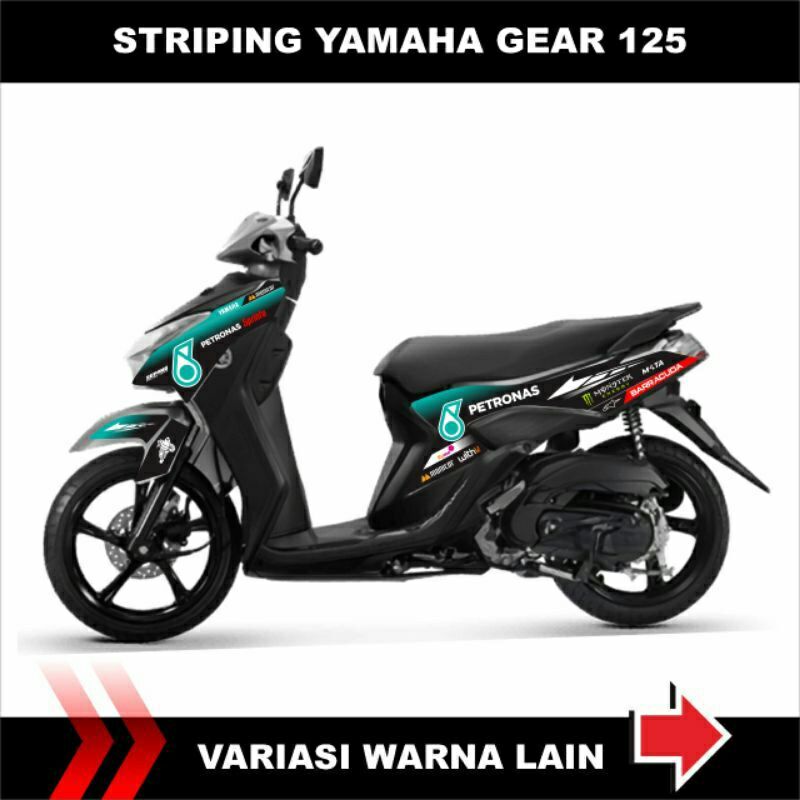 STICKER/STRIPING YAMAHA GEAR125 PETRONAS