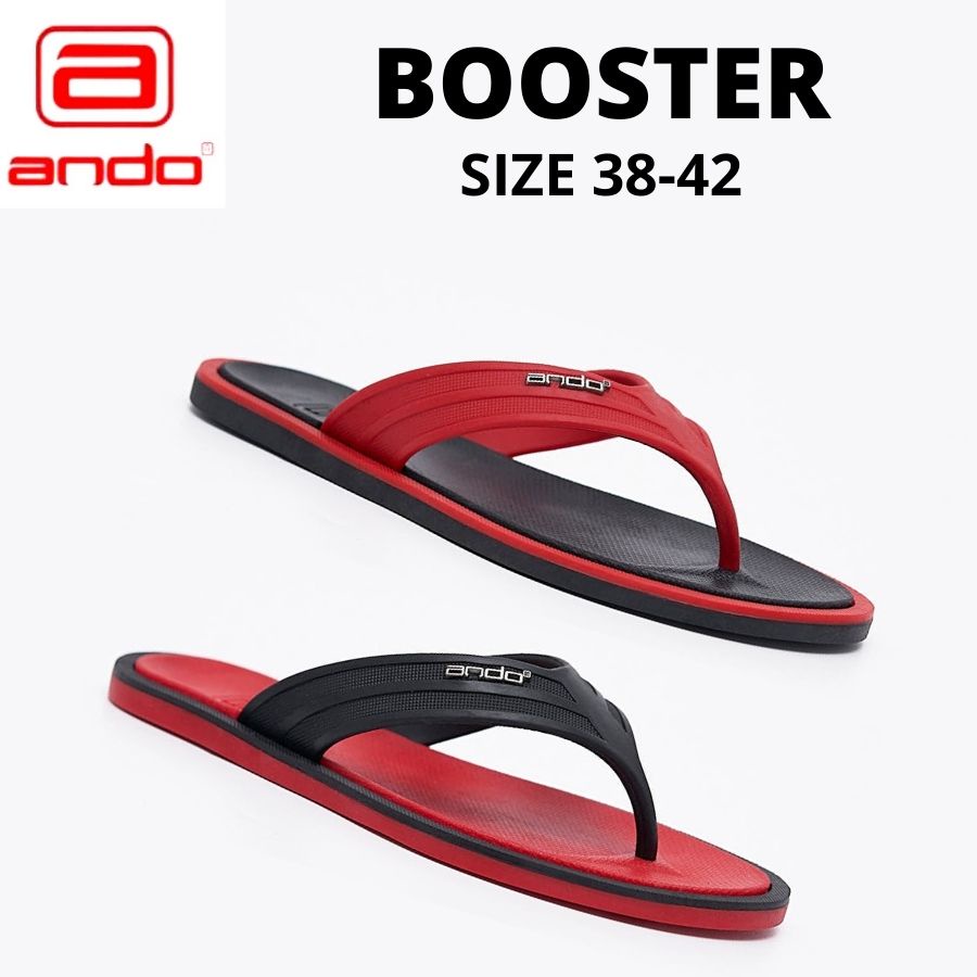 SANDAL PRIA ANDO BOOSTER - THUNDER 02 SIZE 38-43 SANDAL JEPIT SANDAL SANTAI SANDAL LAKI-LAKI