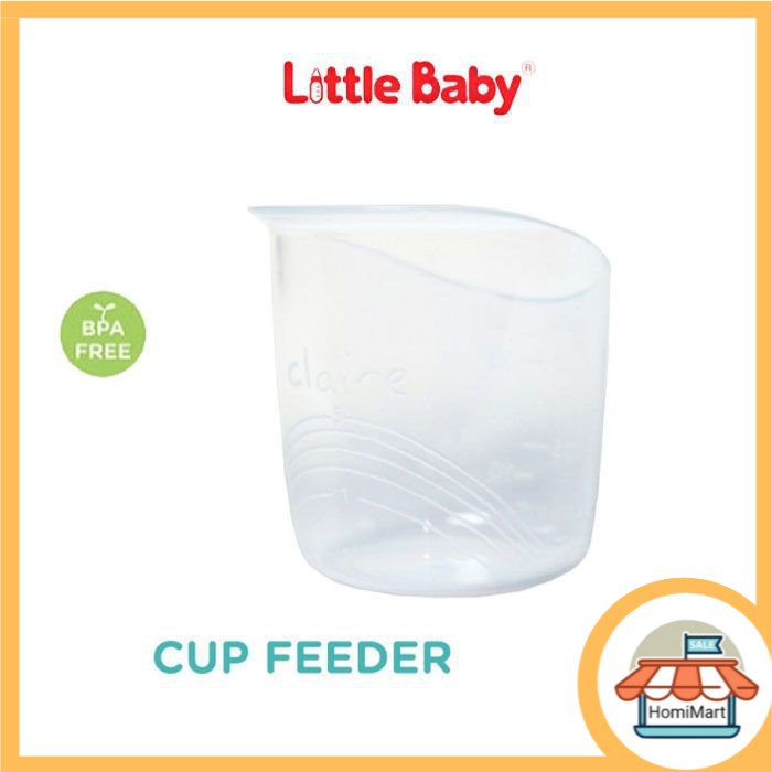 homimart I LITTLE BABY Cup Feeder Claire / Cangkir Menyusui dengan Takaran ml BPA Free