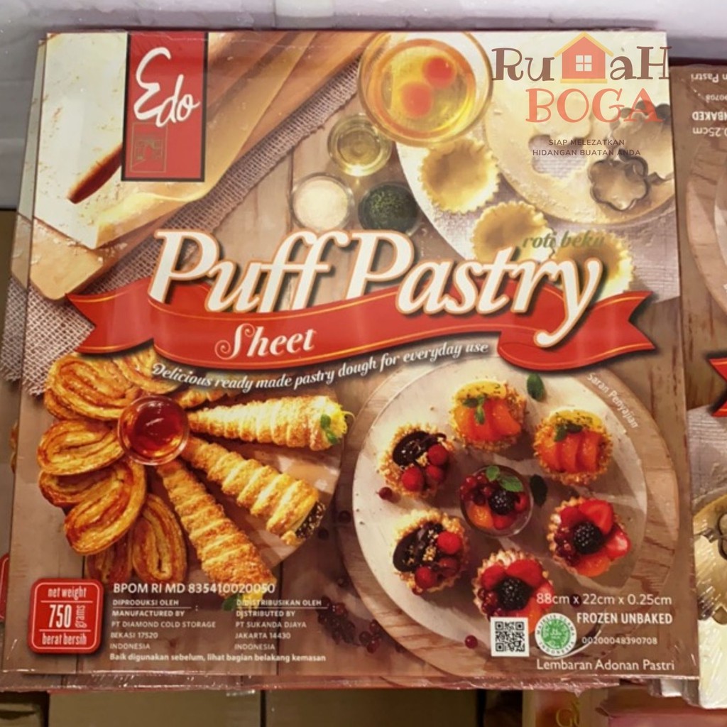 EDO Puff Pastry EDO Sheet Zuppa Soup Instan 750gr