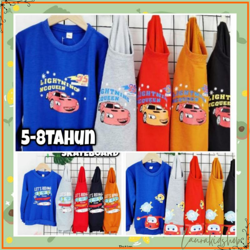 Sweater Anak Laki-Laki Import Premium 5-8 Tahun