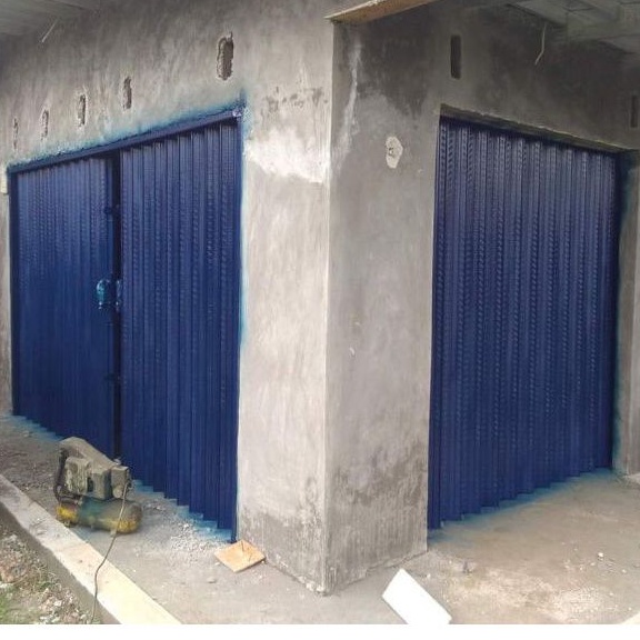 Rooling door folding gate