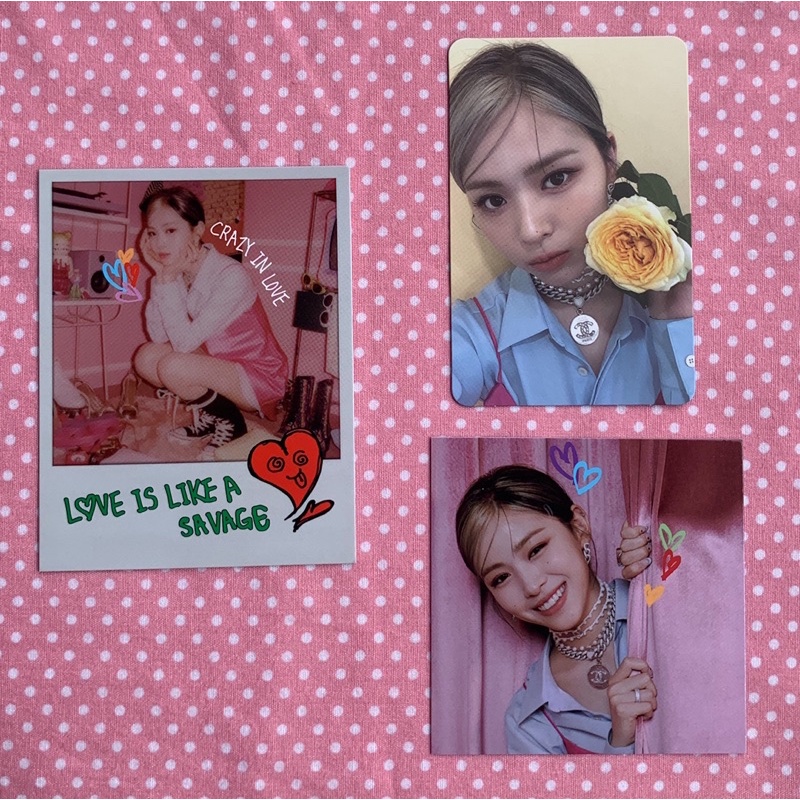 [SHARING] ITZY CRAZY IN LOVE | RYUJIN PHOTOCARD | CHARYEONG PHOTOCARD | BROSURE ITZY