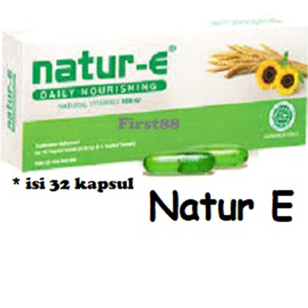 Nature-E 100 IU -isi 32 tablet Vitamin E Memelihara Kesehatan Kulit