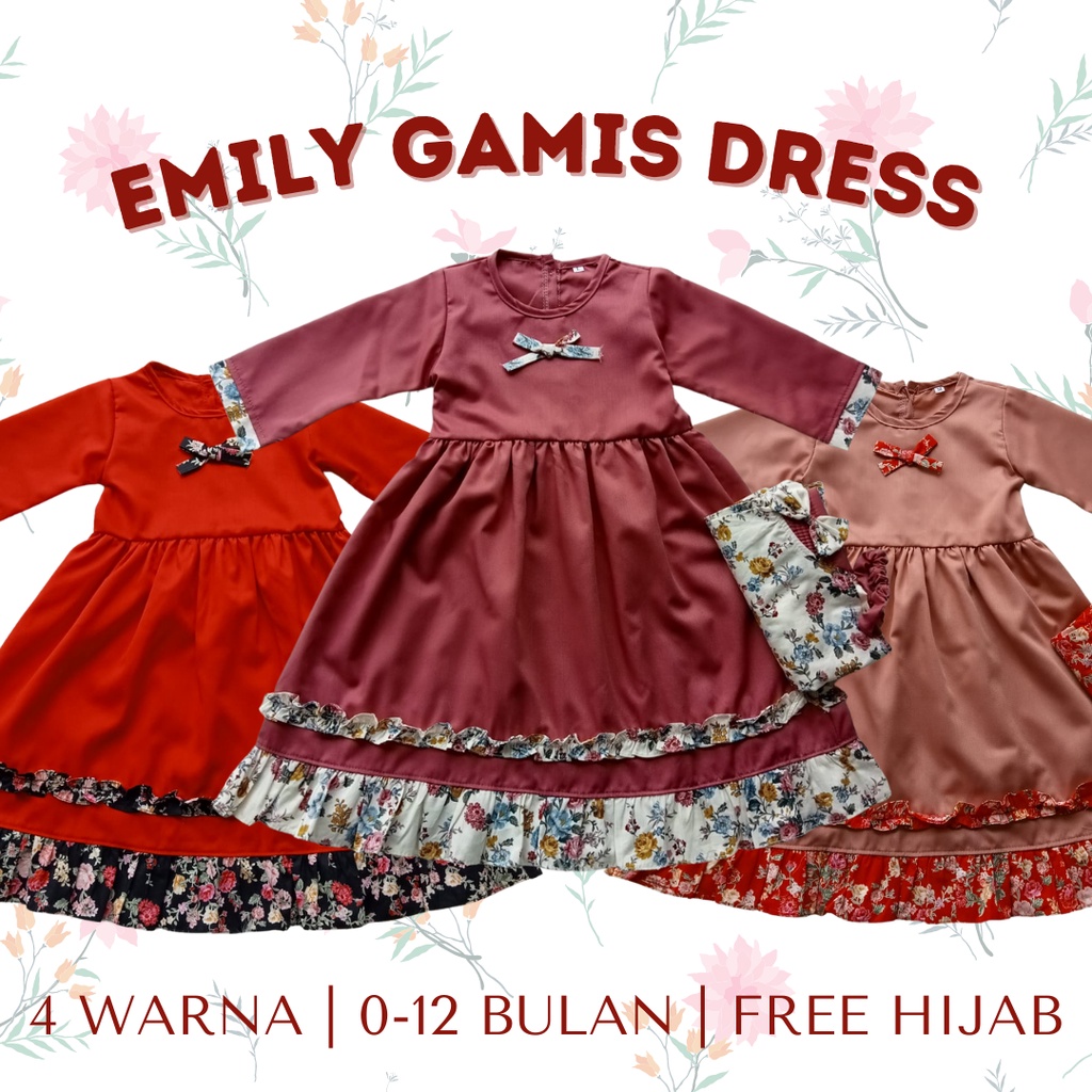 GROSIR EMILY GAMIS DRESS