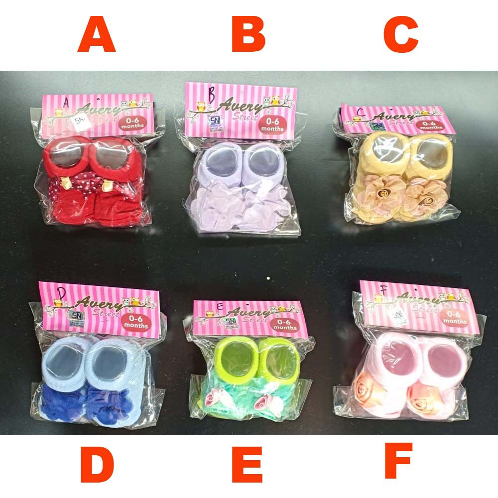 Kaos Kaki Bayi Perempuan Flower Murah Nyaman Banyak Pilihan 0 - 1 Tahun