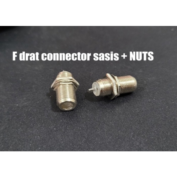I F Drat Connector  Nuts - female F drat sasis nuts