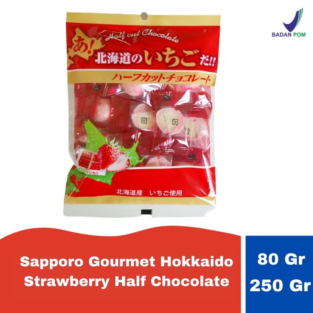 

Sapporo Gourmet Hokkaido Strawberry Half Chocolate