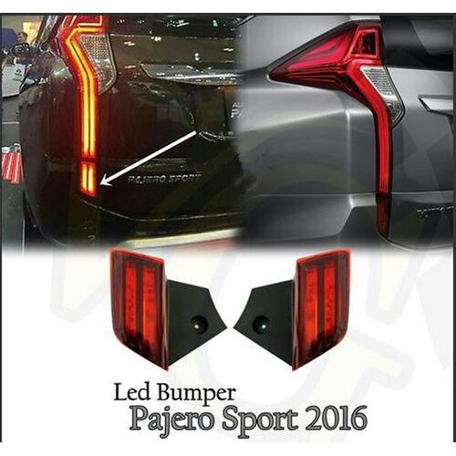Lampu Bumper LED BAR Reflektor Mitsubishi All New Pajero Sport 2016