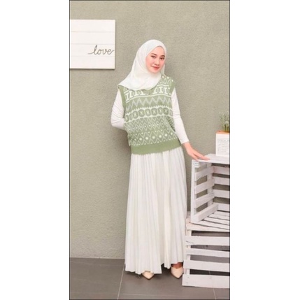 Rompi Rajut Monaco Vest Tribal / VEST MONACO KNIT / ROMPI RAJUT WANITA / ATASAN RAJUT