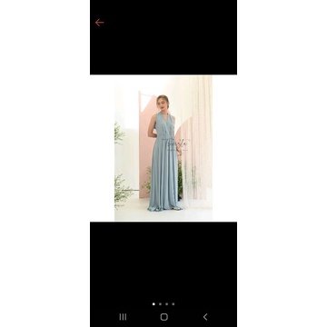 multiway dress dusty blue