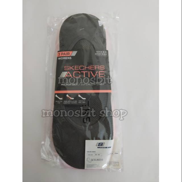 Kaos Kaki Wanita Dewasa Skechers Active Microfiber/Superlow Liner 3 Pairs Sock Original
SKEJL106387X