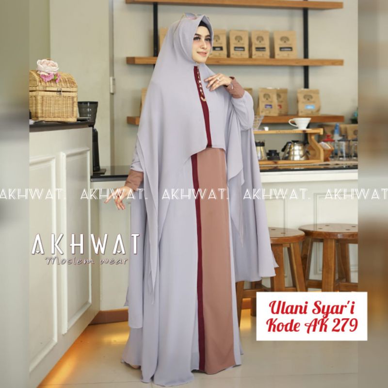 Gamis syari by Akhwat syari  Ak 279