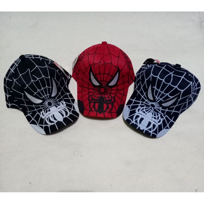 Topi Baseball Anak Laki Laki Topi Karakter Motif Spiderman Riquest Bordir Nama geratis