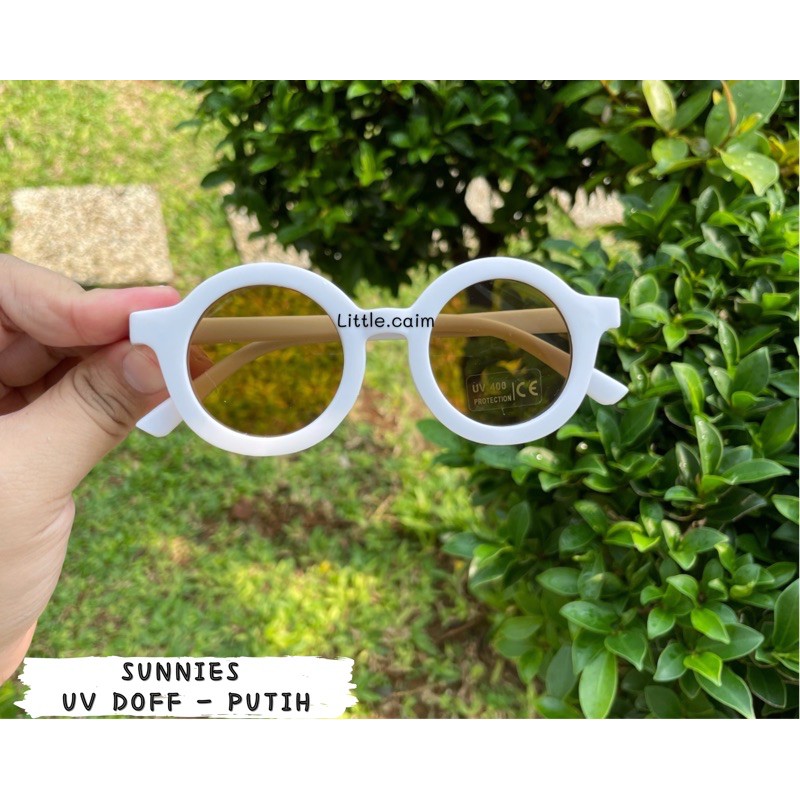 sunnies uv doff glasses | sunnies bear | kacamata anak-UV Doff - putih