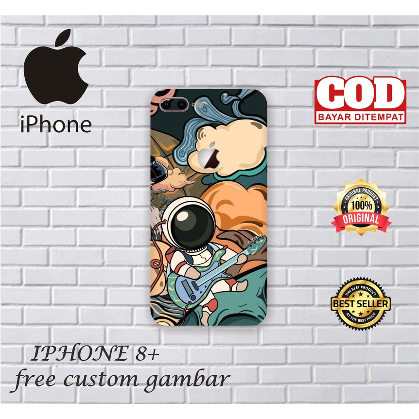 GARSKIN/STICKER HANDPHONE IPHONE 8+ CUSTOM