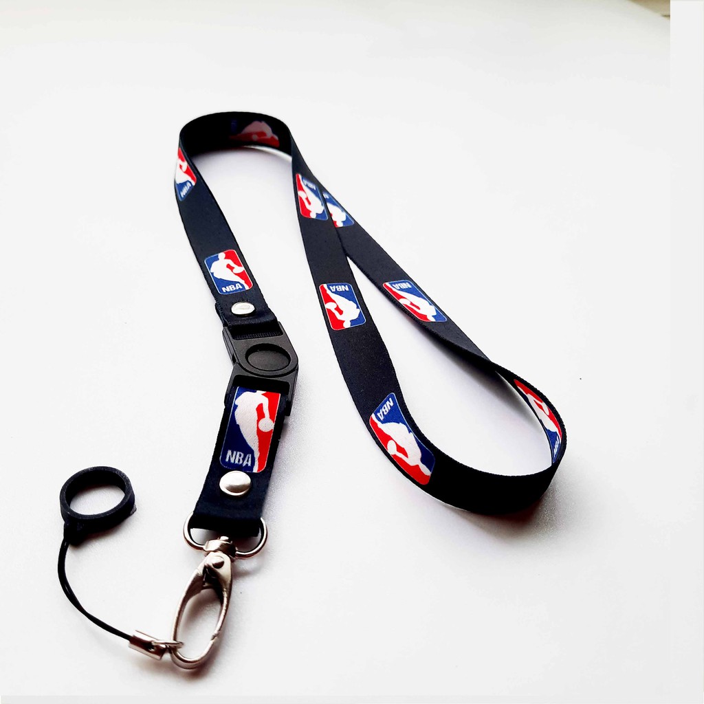 

Lanyard printing ID Card NBA Original plus karet 13mm
