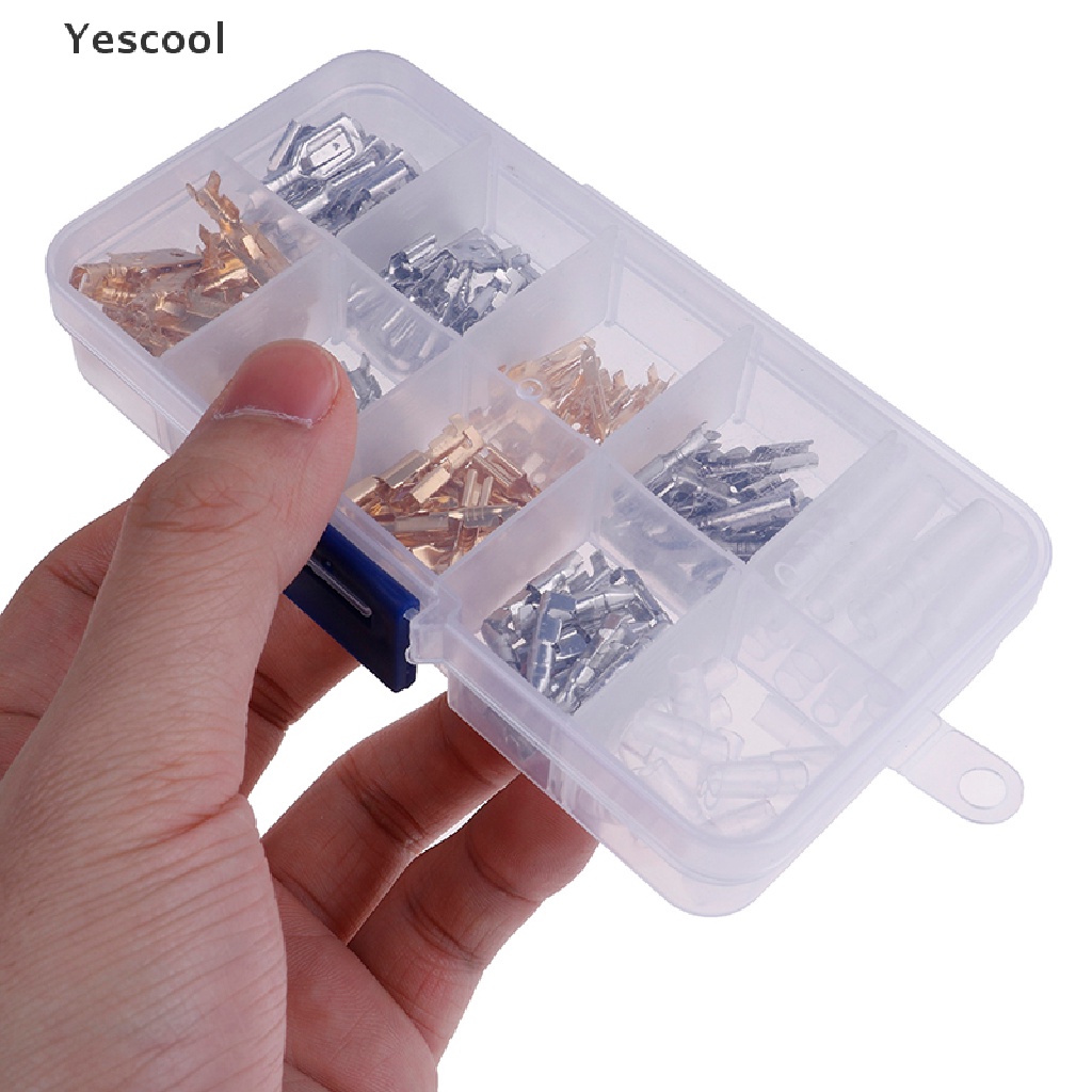 Yes 150pcs Skun Spade Male Female Untuk Sambungan Kabel Wiring Mobil