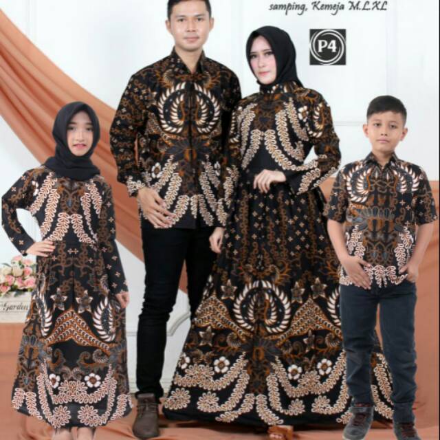 Couple keluarga batik gurita etnik termurah