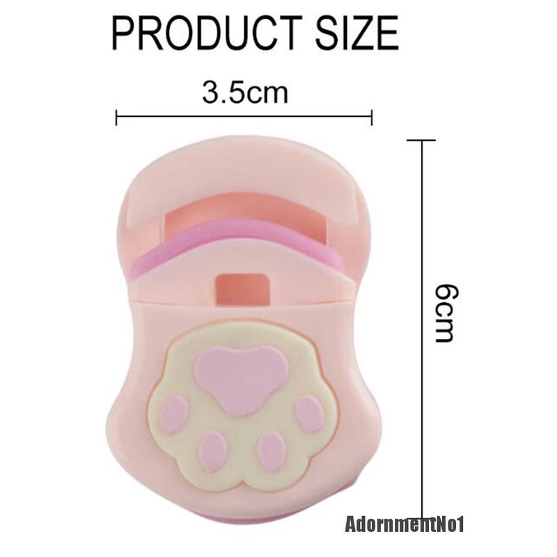 (Adornmentno1) 1pc Penjepit Bulu Mata Mini Portable